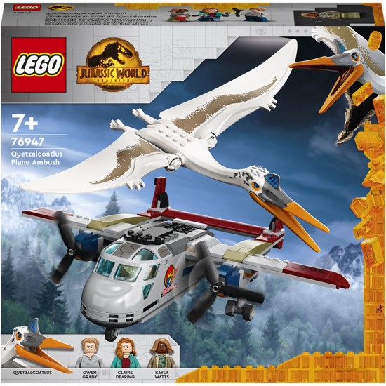Poza cu LEGO® Jurassic World - World Ambuscada avionului de catre Quetzalcoatlus 76947, 306 piese