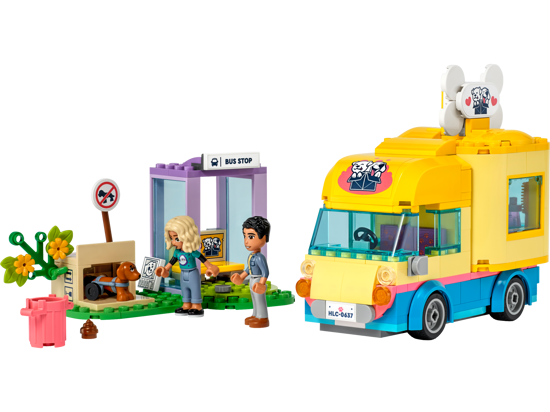 Poza cu LEGO® Friends - Furgoneta pentru salvarea cainilor 41741, 300 piese 