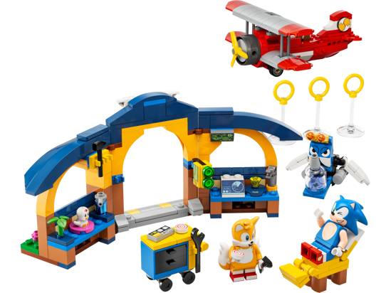 Poza cu LEGO® Sonic - Atelierul lui Tails si avion Tornado 76991, 376 piese 