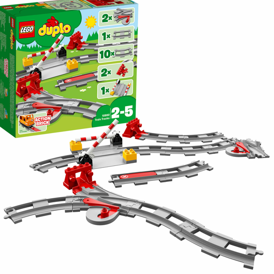 Poza cu LEGO DUPLO - Sine de cale ferata 10882
