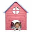 Poza cu Casuta de joaca de exterior pentru copii roz Dohany 456