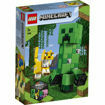 Poza cu LEGO Minecraft - Creeper BigFig si Ocelot 21156