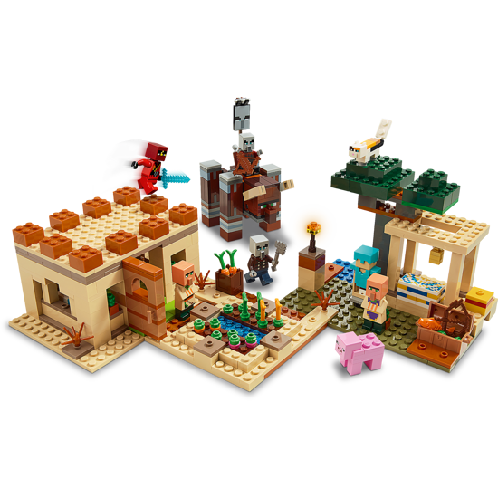 Poza cu LEGO Minecraft - The Illager Raid 21160