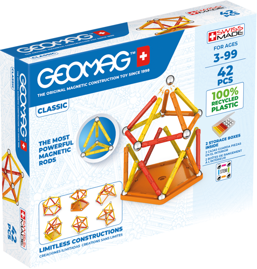 Poza cu Geomag set magnetic 42 piese Green line  271