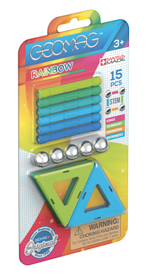 Poza cu Geomag set magnetic 15 piese Rainbow Cold, 366