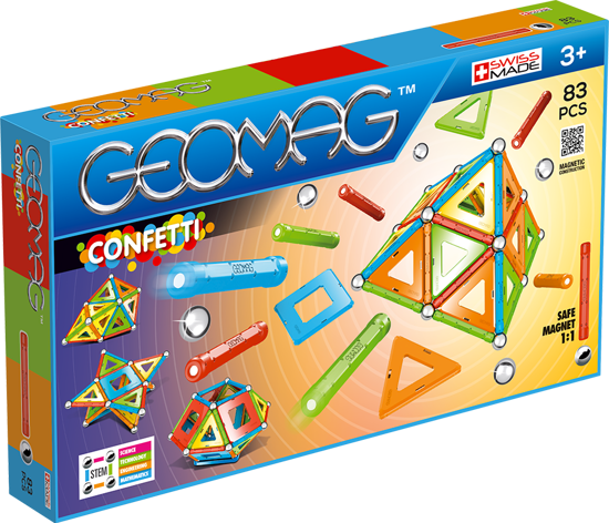 Poza cu Geomag set magnetic 83 piese Confetti, 356