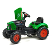 Poza cu Tractor Falk pentru copii, cu pedale si remorca, verde 2031AB