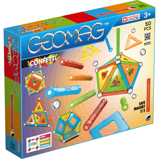 Poza cu Geomag set magnetic 50 piese Confetti, 352
