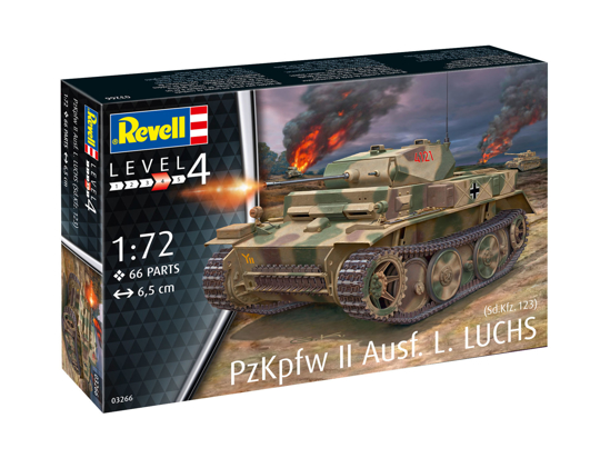 Poza cu Revell PzKpfw II Ausf L Luchs SdKfz 123 1:72 3266