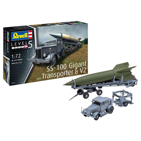 Poza cu Revell SS 100 Gigant and Transporter and V2 3310