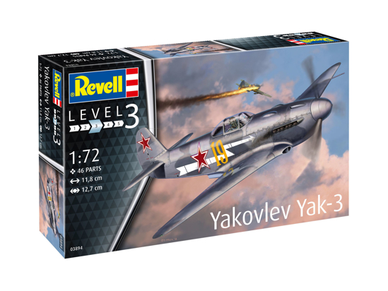 Poza cu Set model Revell Yakovlev Yak 3 1:72 63894