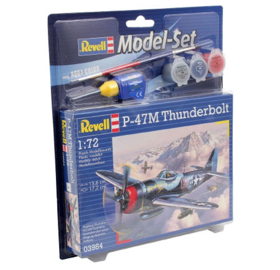 Снимка на Set model Revell P 47 M Thunderbolt 1/72 63984