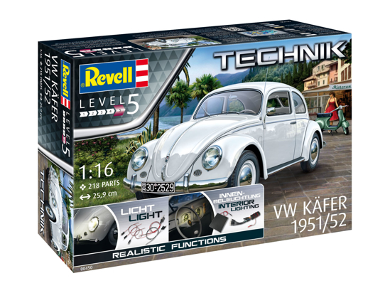 Poza cu Revell Technik VW Beetle 1951: 52 1:16 0450