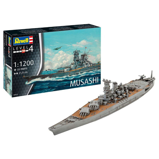 Poza cu Set model Revell Musashi 1: 1200 66822