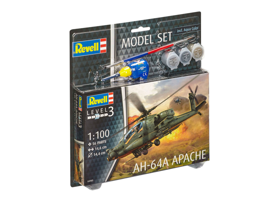 Poza cu Revell Model AH 64A Apache 1: 100 64985