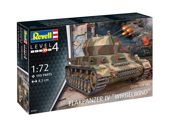 Poza cu Revell AA Tank IV Wirbelwind 1:72 3267