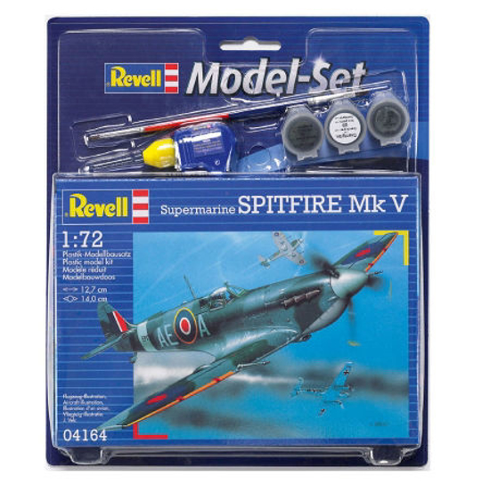 Poza cu Set model Revell Supermarine Spitfire MkV 1:72 64164
