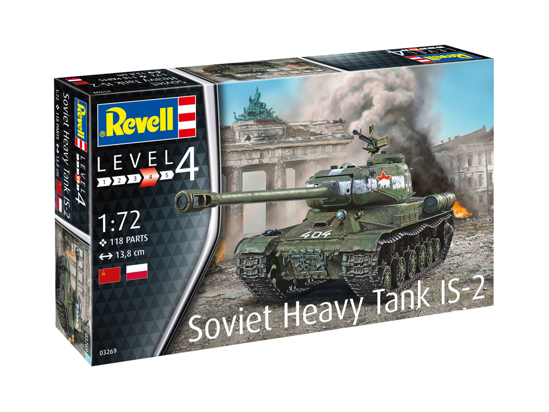 Poza cu Revell Soviet Heavy Tank IS 2 1:72 3269