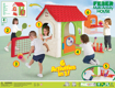 Poza cu Casuta de joaca de exterior pentru copii cu activitati 6 in 1, Feber, 13048