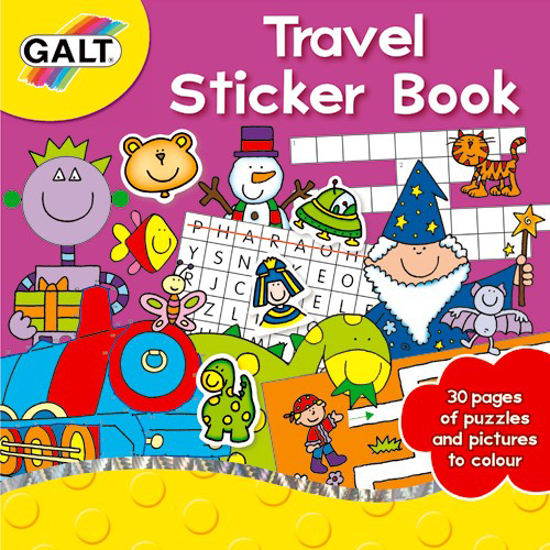 Poza cu Travel Galt Sticker Book - Carte Activitati cu Abtibilduri pentru Calatorie