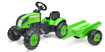 Poza cu Tractor cu pedale si remorca pentru copii, Falk ,Verde, 2057L