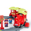 Poza cu Joc de construit Tren cu sine, Steam Train Abrick Ecoiffier, cu 2 masinute si 4 figurine, 3067