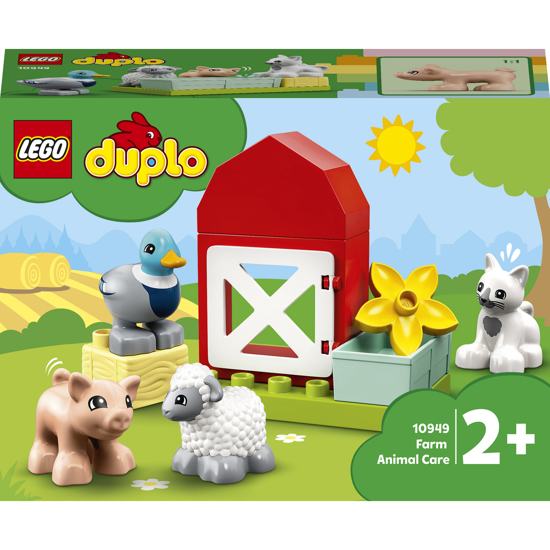 Poza cu LEGO DUPLO - Animalele de la ferma 10949, 11 piese