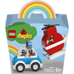 Снимка на LEGO DUPLO - Elicopter de pompieri si masina de politie 10957, 14 piese