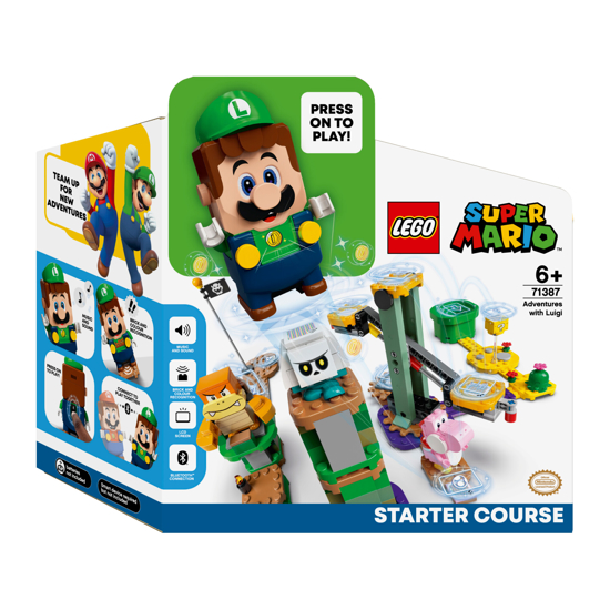 Poza cu LEGO Super Mario, Set de baza - Aventurile lui Luigi 71387, 280 piese