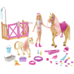 Poza cu Set de joaca Barbie - Groom and care, Caluti si accesorii