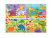 Poza cu Set 4 puzzle-uri Dinozauri 12, 16, 20, 24 piese Galt