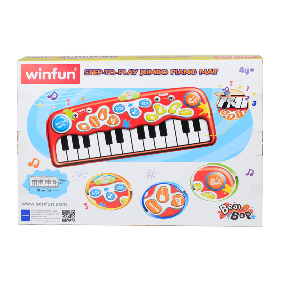 Poza cu Jucarie interactiva pentru copii, covor muzical cu 24 taste, Winfun, 2508