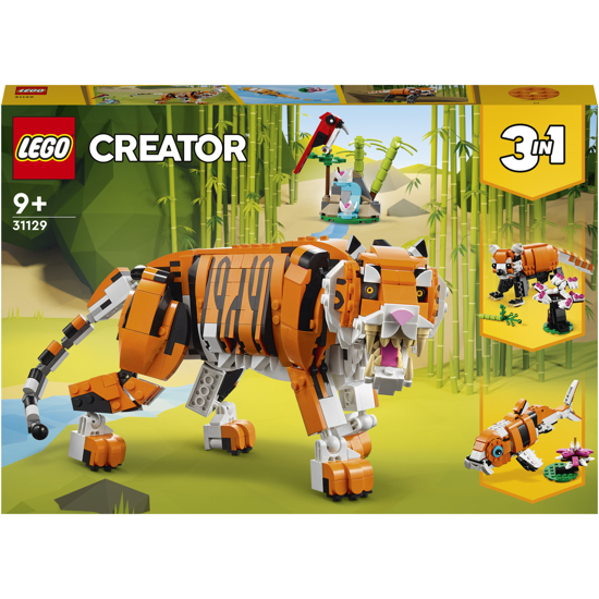 Poza cu LEGO® Creator 3 in 1 - Maretul tigru 31129, 755 piese