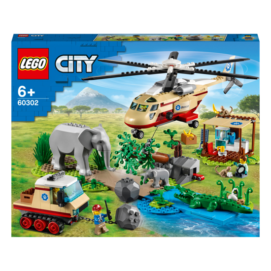 Poza cu LEGO City - Operatiune de salvare a animalelor salbatice 60302, 525 piese