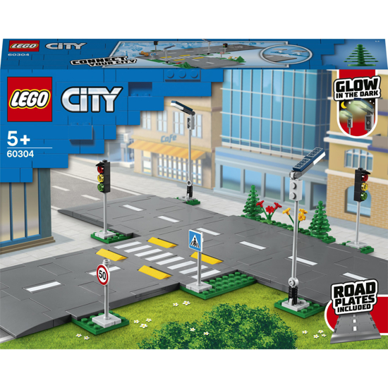 Poza cu LEGO City Town - Placi de drum 60304, 112 piese