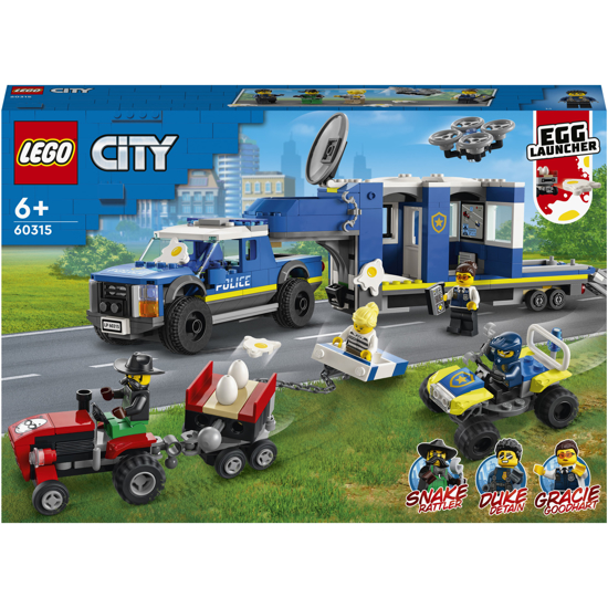 Снимка на LEGO® City - Masina Centru de comanda mobil al politiei 60315, 436 piese