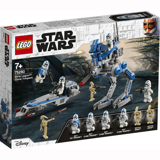 Снимка на LEGO Star Wars - Clone Troopers din Legiunea 501 75280, 285 piese