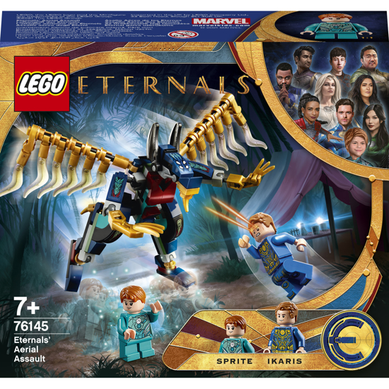 Poza cu LEGO Super Heroes - Asaltul aerian al Eternilor 76145, 133 piese