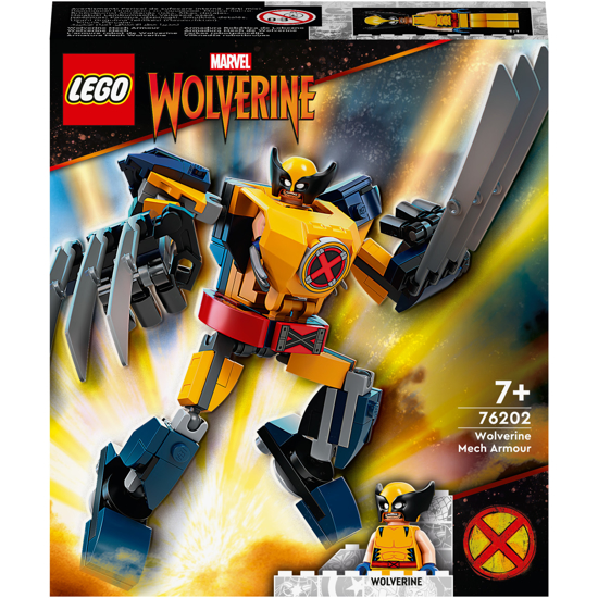 Poza cu LEGO® Super Heroes - Armura de robot a lui Wolverine 76202, 142 piese