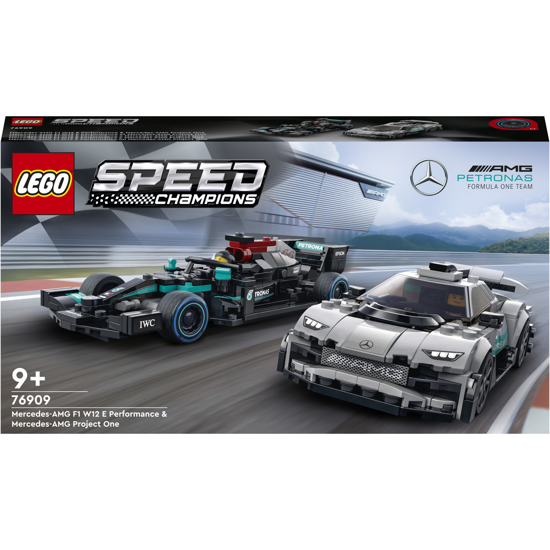 Poza cu LEGO® Speed Champions - Mercedes-AMG F1 W12 E Performance si Mercedes-AMG Project One 76909, 564 piese