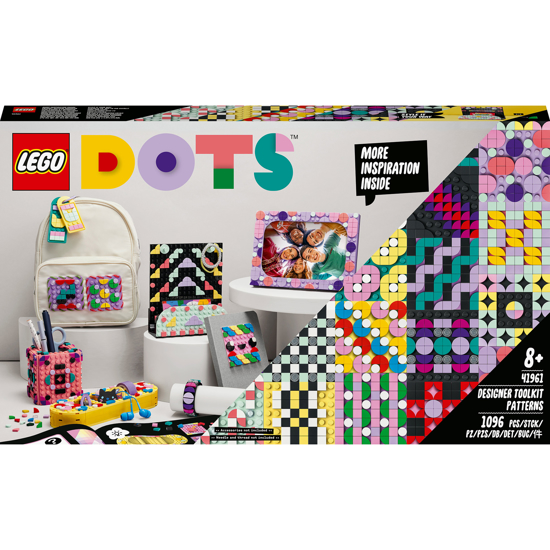 Снимка на LEGO® DOTS - Trusa de unelte a designerului - modele 41961, 1096 piese