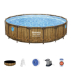 Снимка на Set piscina cu cadru, pompa de filtru inclus, 549 x 122 cm, Bestway 56977