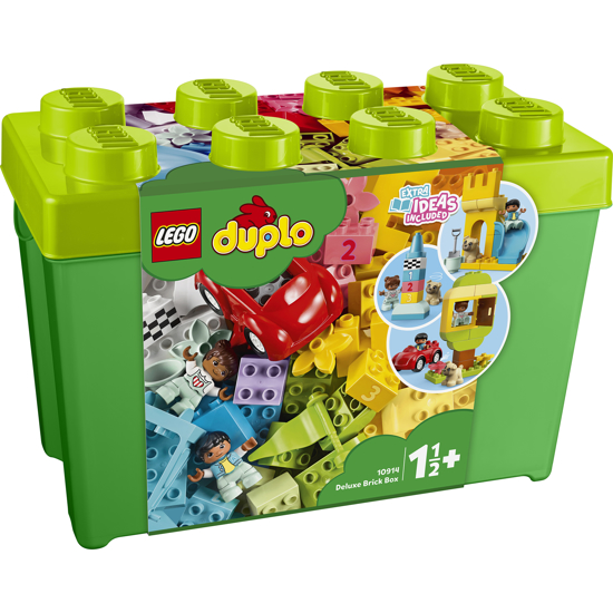 Poza cu LEGO DUPLO - Cutie Deluxe in forma de caramida 10914, 85 piese