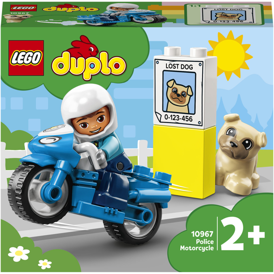 Poza cu LEGO® DUPLO® - Motocicleta de politie pentru salvare 10967, 5 piese