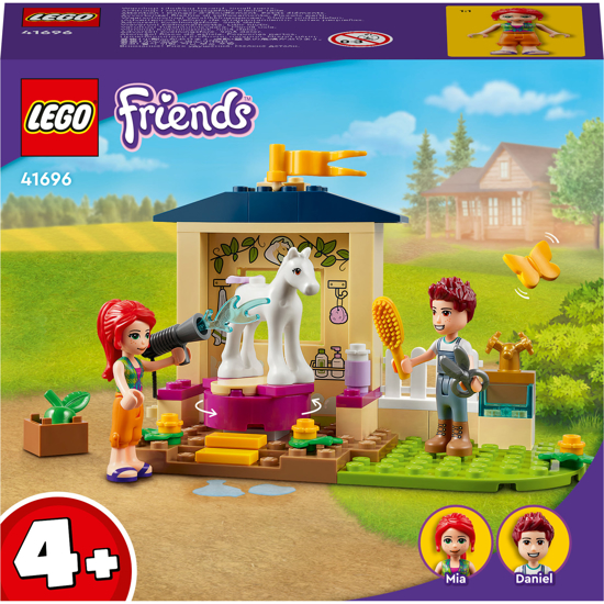 Poza cu LEGO® Friends - Grajd pentru ingrijirea poneiului 41696, 60 piese