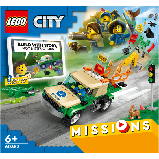 Poza cu LEGO® City - Misiuni de salvare a animalelor salbatice 60353, 246 piese
