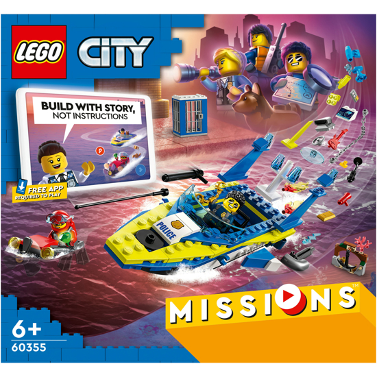 Poza cu LEGO® City - Misiunile politiei apelor 60355, 278 piese