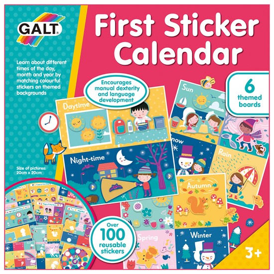 Poza cu Calendar cu Abtibilduri First Sticker Calendar Galt