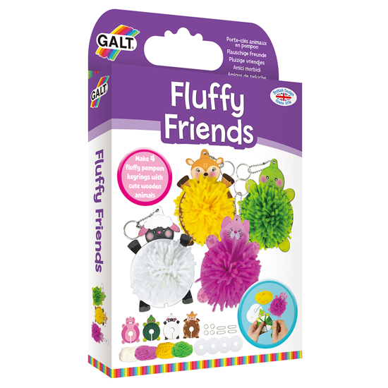 Poza cu Set de fabricare brelocuri Fluffy Friends pentru copii , Galt, 1005428
