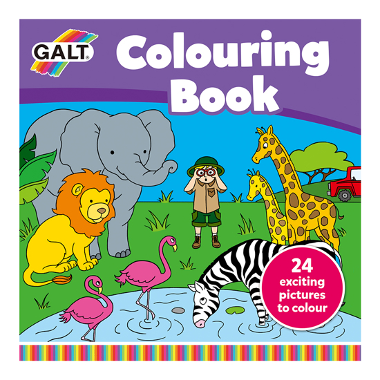 Poza cu Carte de colorat lumea animalelor, Galt, 1004972